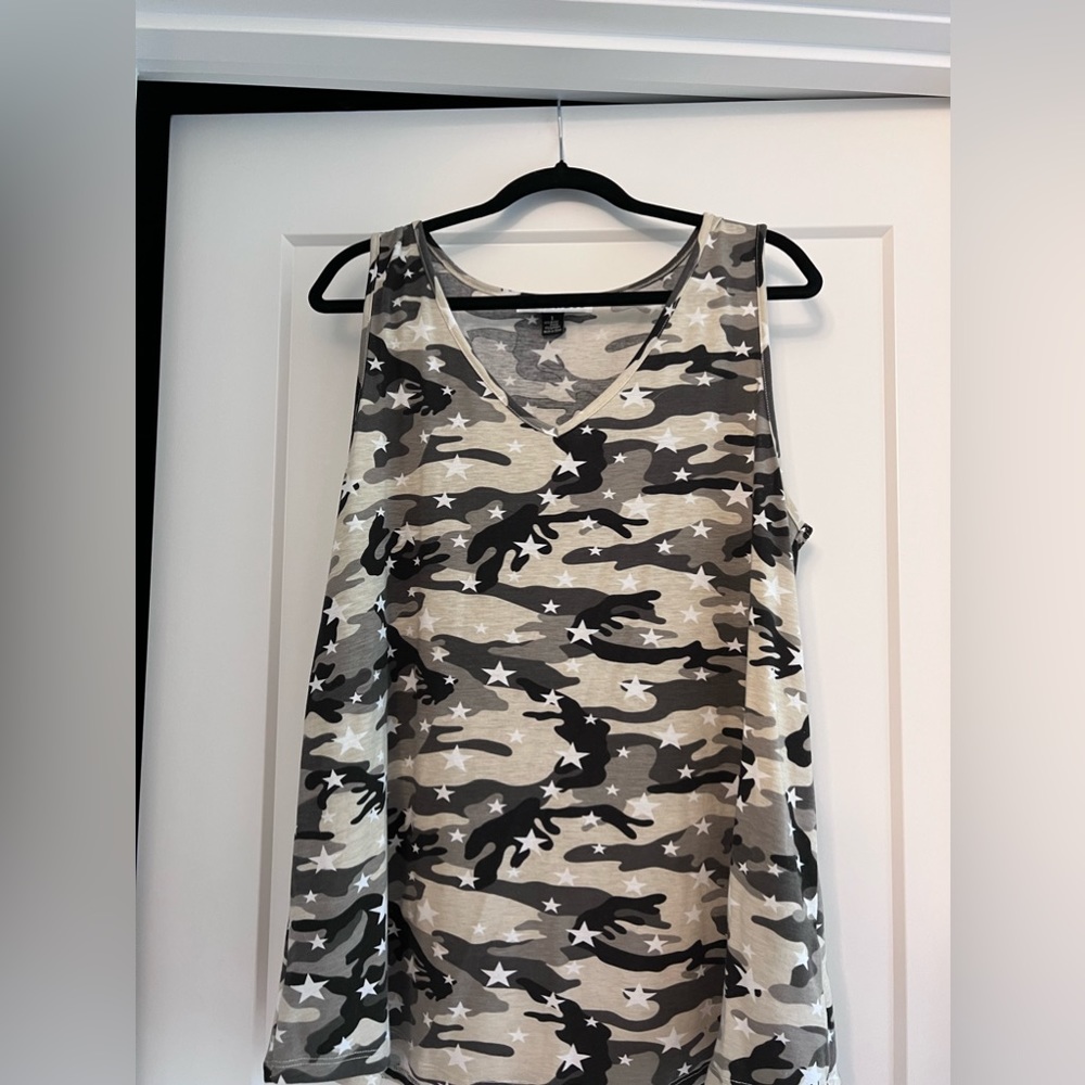 Camo and stars tank!
